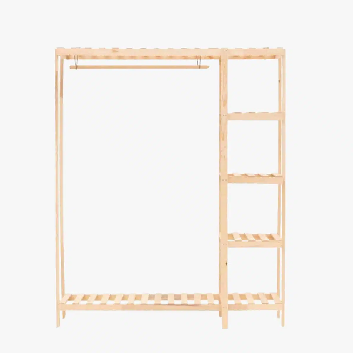Kleiderschrank aus Holz mit 1 Fach | 130 cm – Bild 9