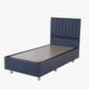 Robustes Boxspringbett mit Kopfteil in 9 Größen