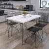 Modern Luxe Esstischset mit Vier Farboptionen