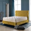 Gelb Boxspringbett-Set in 9 Größen