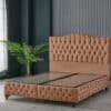 Elegantes Boxspringbett mit Kopfteil in 9 Größen