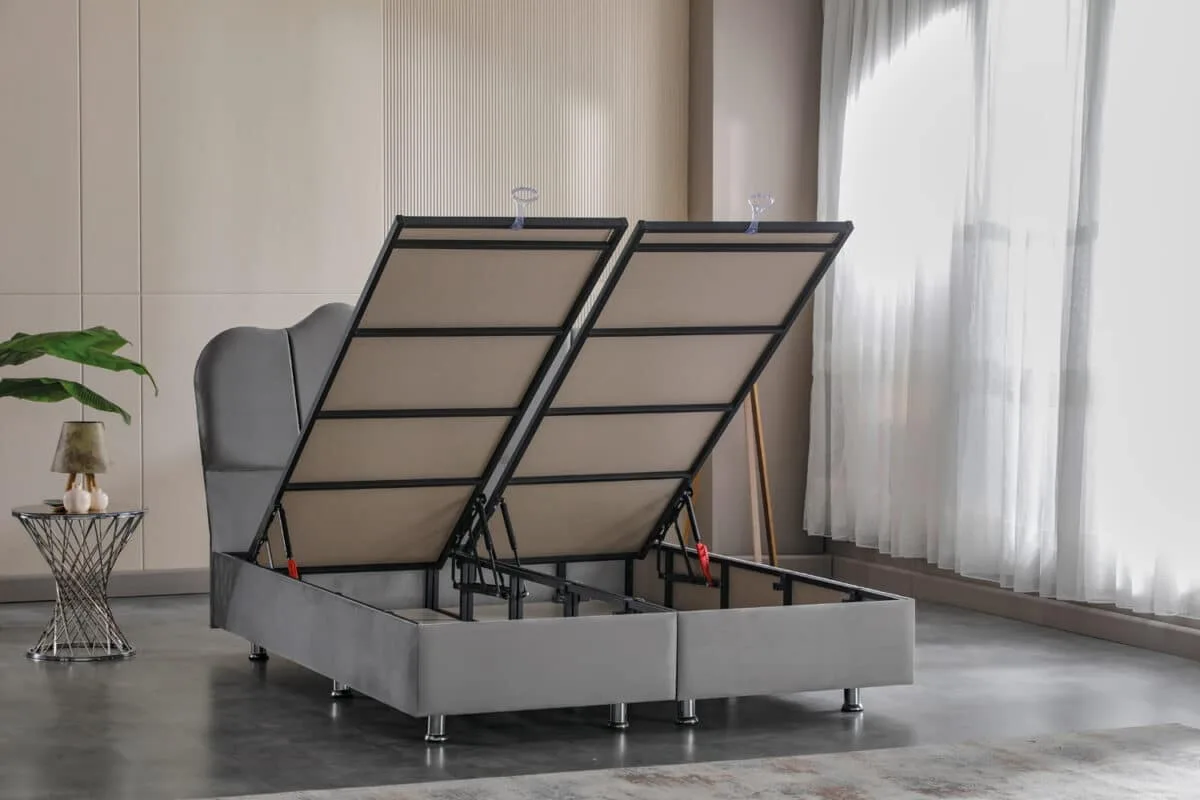 Premium Boxspringbett mit Kopfteil in 9 Größen – Bild 3