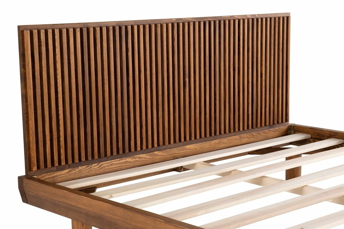 Bettgestell aus Holz | 9 Größen | Nussbaum – Bild 6