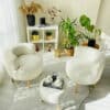 Skandinavisches Set | 2er Sessel & Hocker Kombi