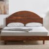 Massive Naturholz-Bett in elegantem Design in 4 Größen