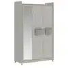 Großer Kleiderschrank mit Spiegel & Soft-Close