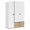 Modernes Kleiderschrank-Design mit 3 Türen und Schubladen