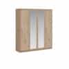 Massiver Kleiderschrank mit Spiegel