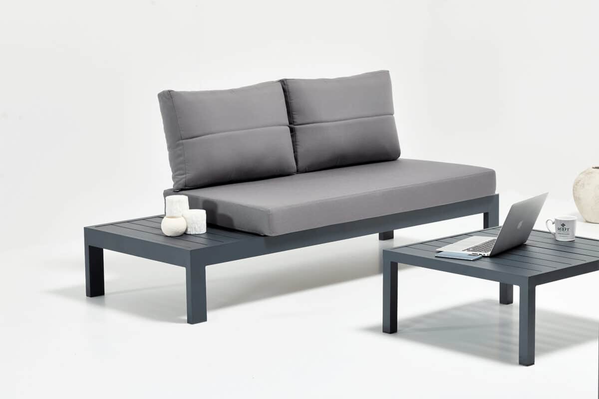 Gartenecksofa mit Beistelltisch – Bild 2