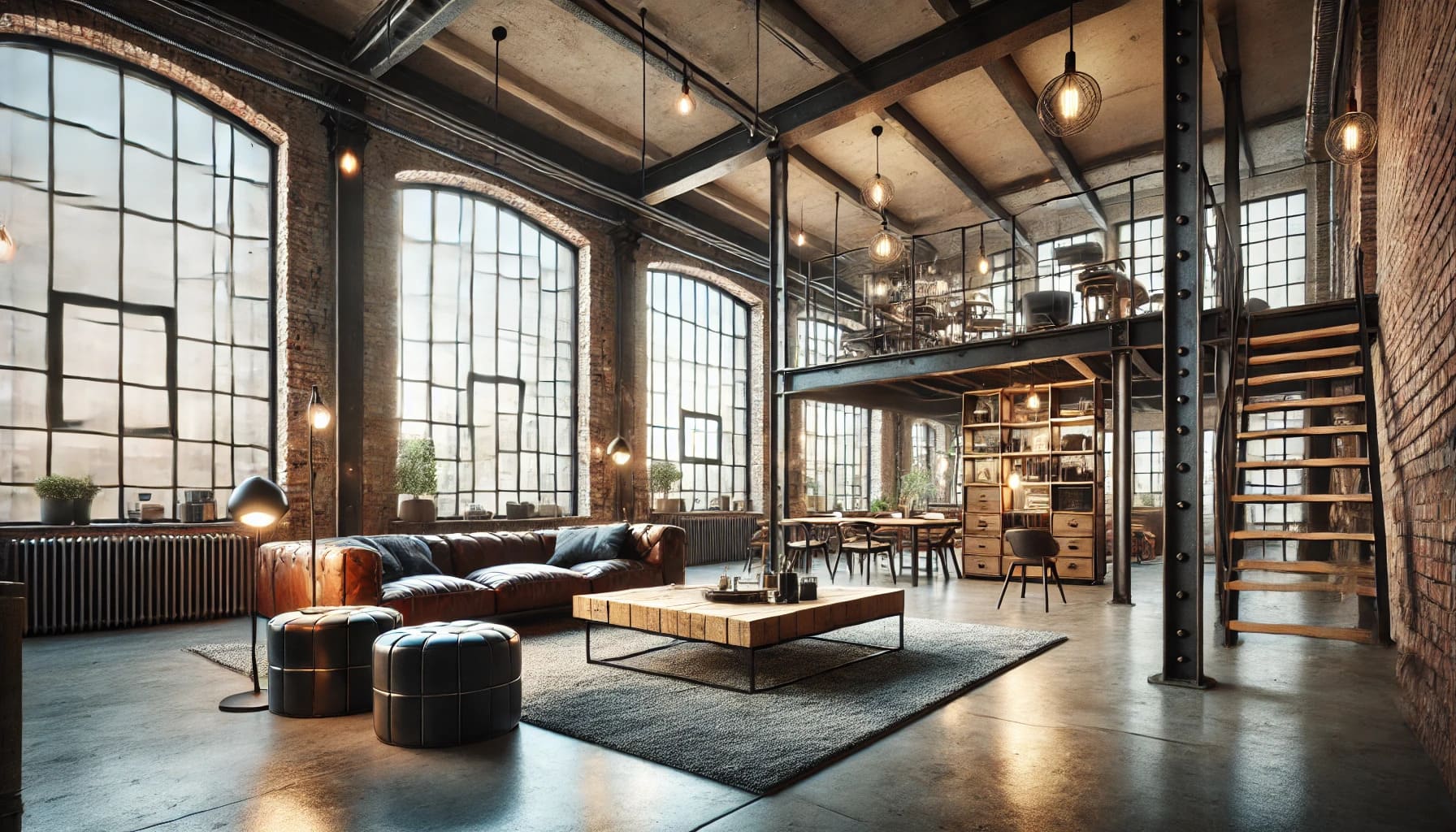 Industrieller Stil: Urbaner Charakter mit rauem Charme