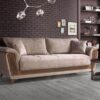 Komfort 3-Sitzer Sofa mit Stauraum und Schlaffunktion