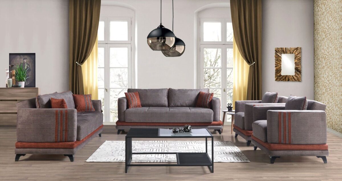 Wohnzimmer-Set mit Schlaffunktion – Stilvoll & funktional – Bild 2