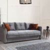 2-Sitzer Sofa mit Schlaffunktion und Bettkasten