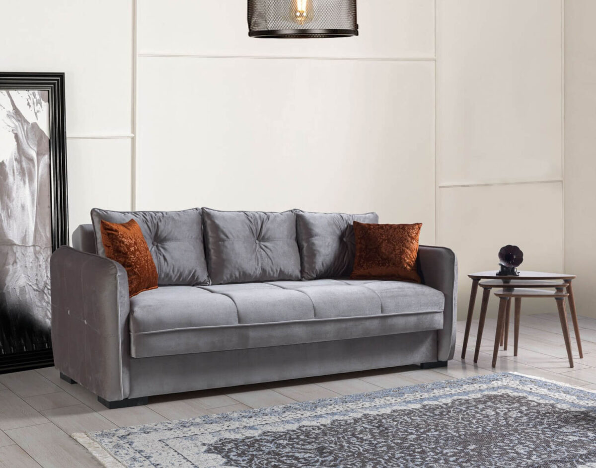 Sofa-Set mit Schlaffunktion & Bettkasten – Praktisch & bequem – Bild 2