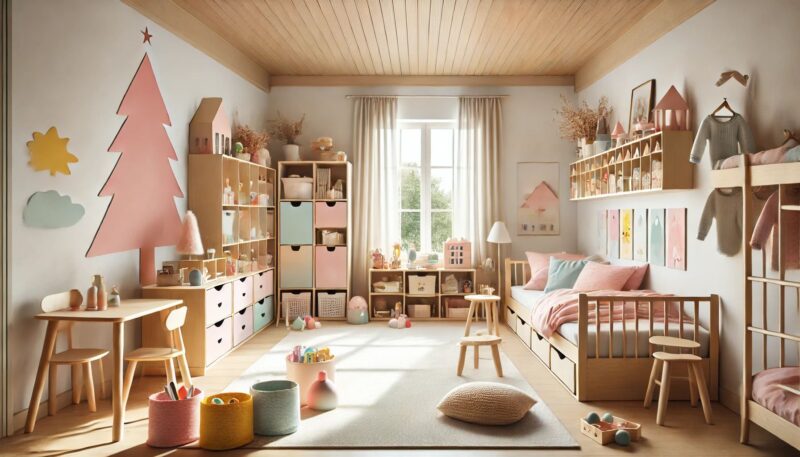 Kinderzimmer Dekoration: Spaß und Ordnung vereint