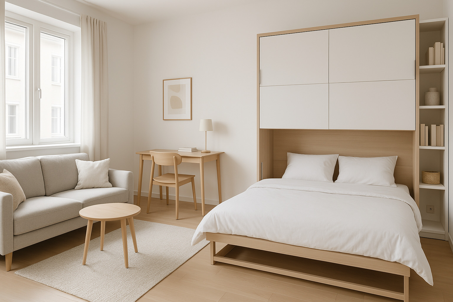 Multifunktionale Räume: Arbeiten, Entspannen und Leben auf kleinem Raum