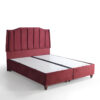 Bett mit Stauraum und Designer-Kopfteil