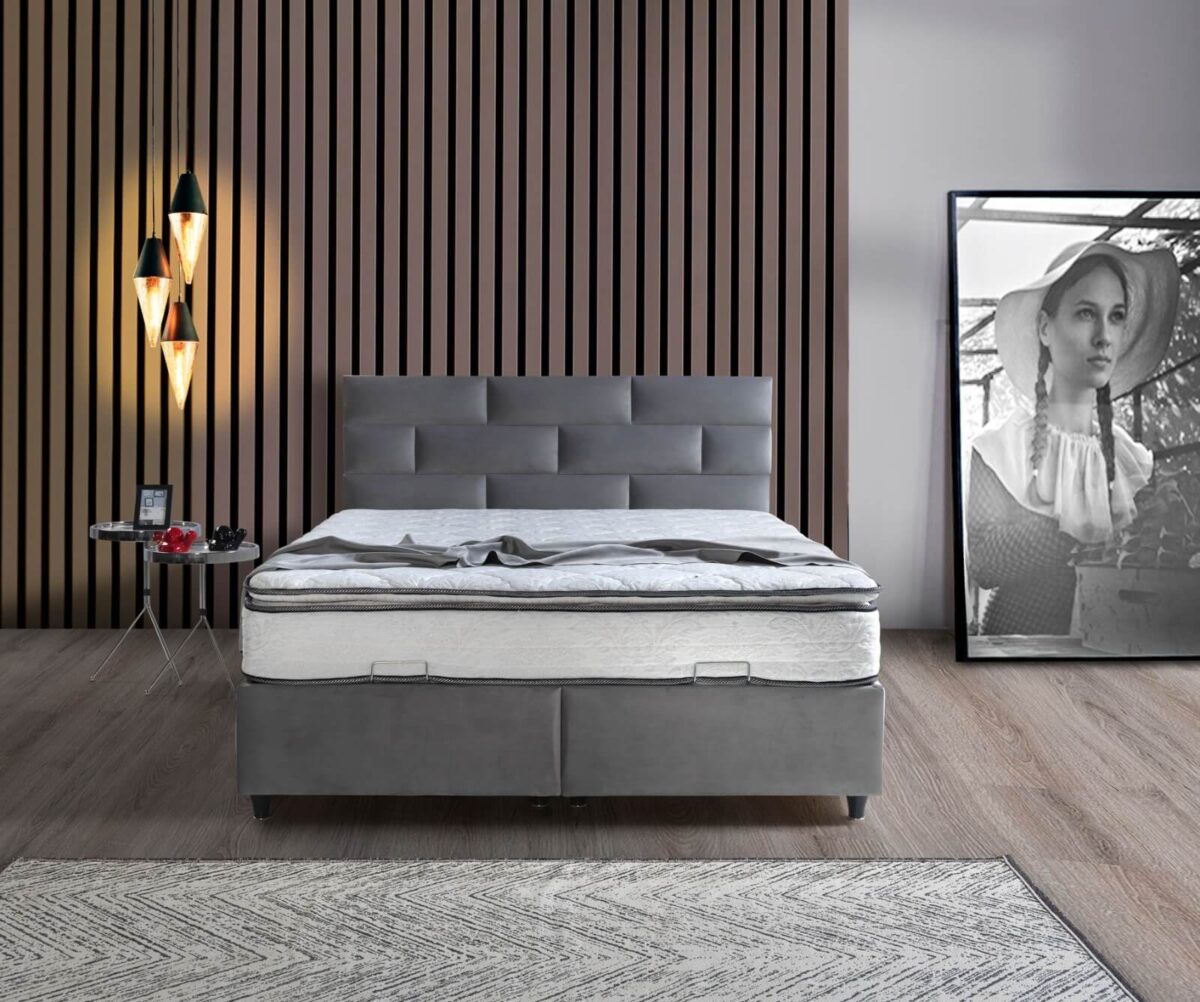 Komfort Stauraumbett mit Kopfteil – Bild 6