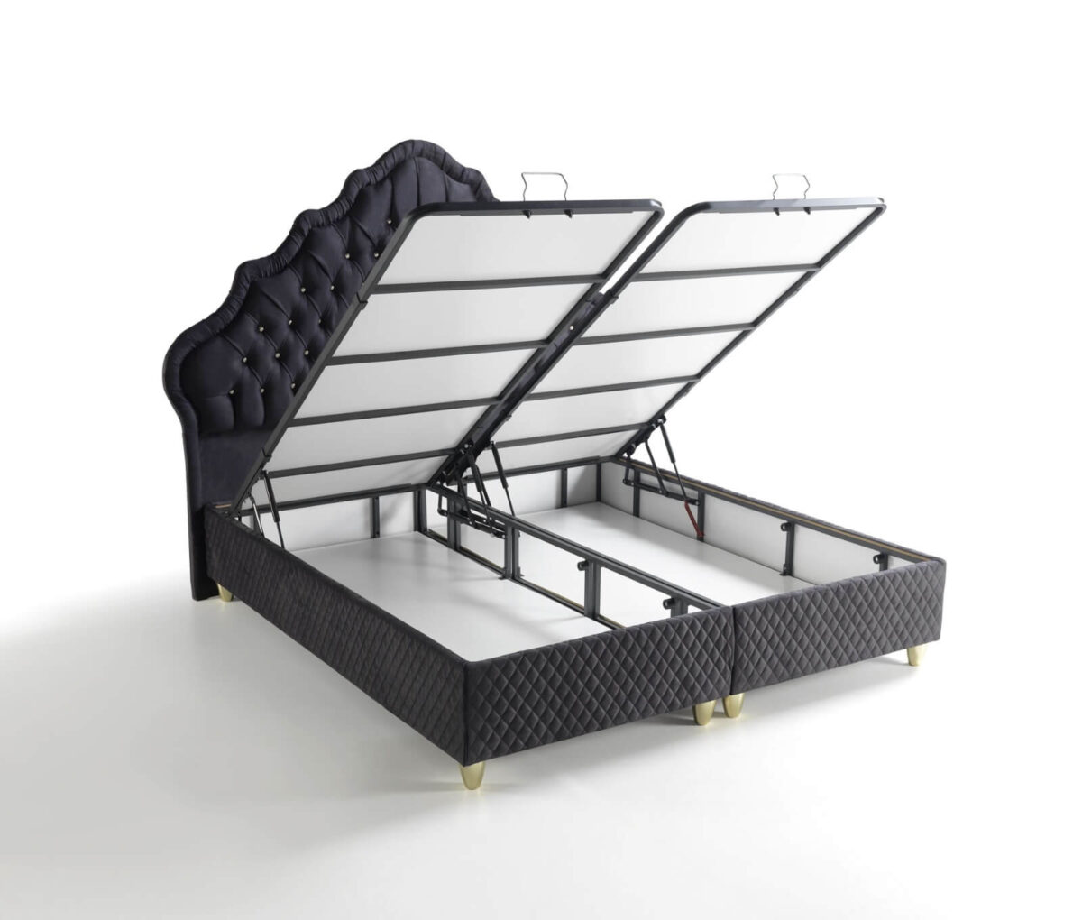 Boxspringbett mit Stauraum – Design trifft auf Funktion – Bild 2