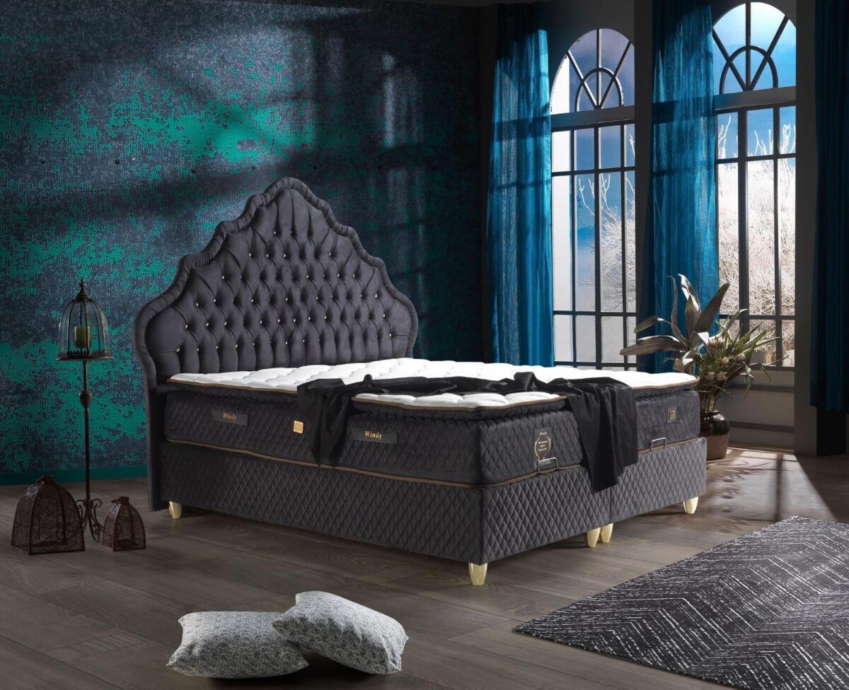 Boxspringbett mit Stauraum – Design trifft auf Funktion – Bild 4