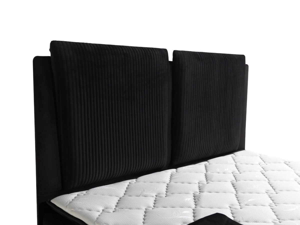 Boxspringbett mit Stauraum und Kopfteil – Bild 3
