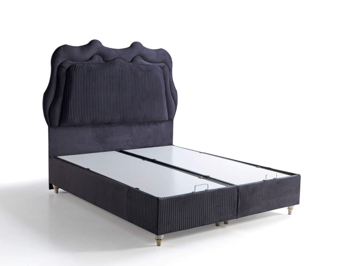 Modernes Boxspringbett mit Klappfunktion – Inklusive Kopfteil