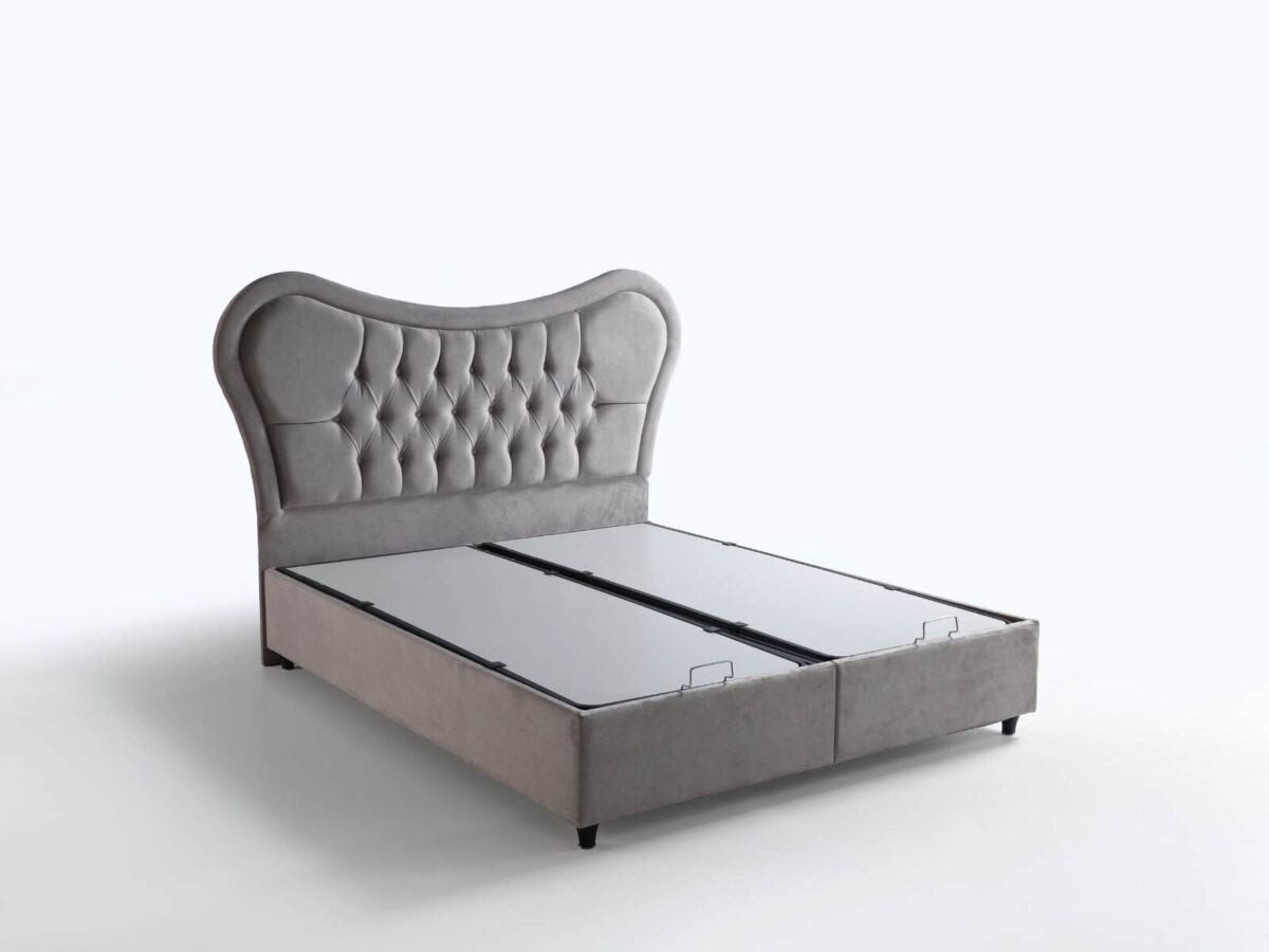Komfort Boxspringbett mit Stauraum und Kopfteil