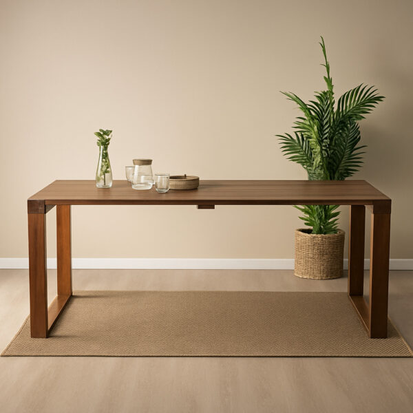 Massivholz Esstisch 200x90 cm – Rechteckig und Stabil