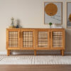 Design-Sideboard aus Holz – 4-Türig