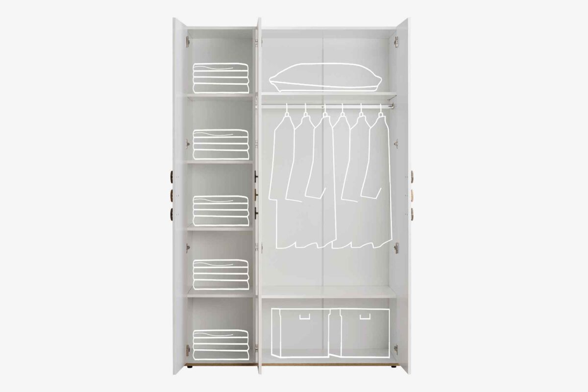 Kupa SPACE Kleiderschrank 3-türig – Bild 3