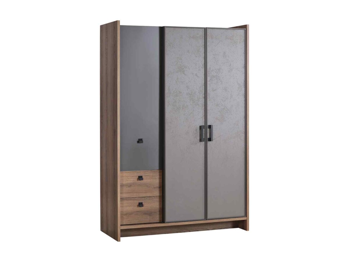 Kupa ACTION Kleiderschrank mit 3 Türen