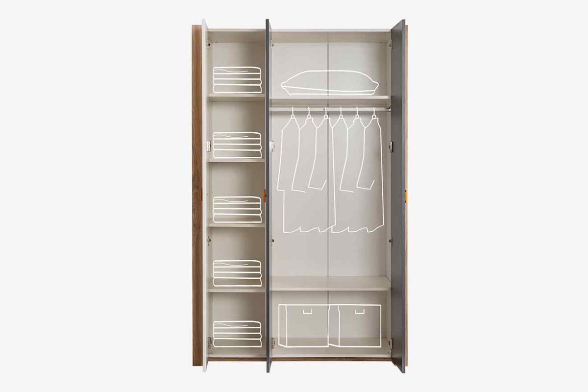 Kupa COMFORT Kleiderschrank 3-türig – Bild 2