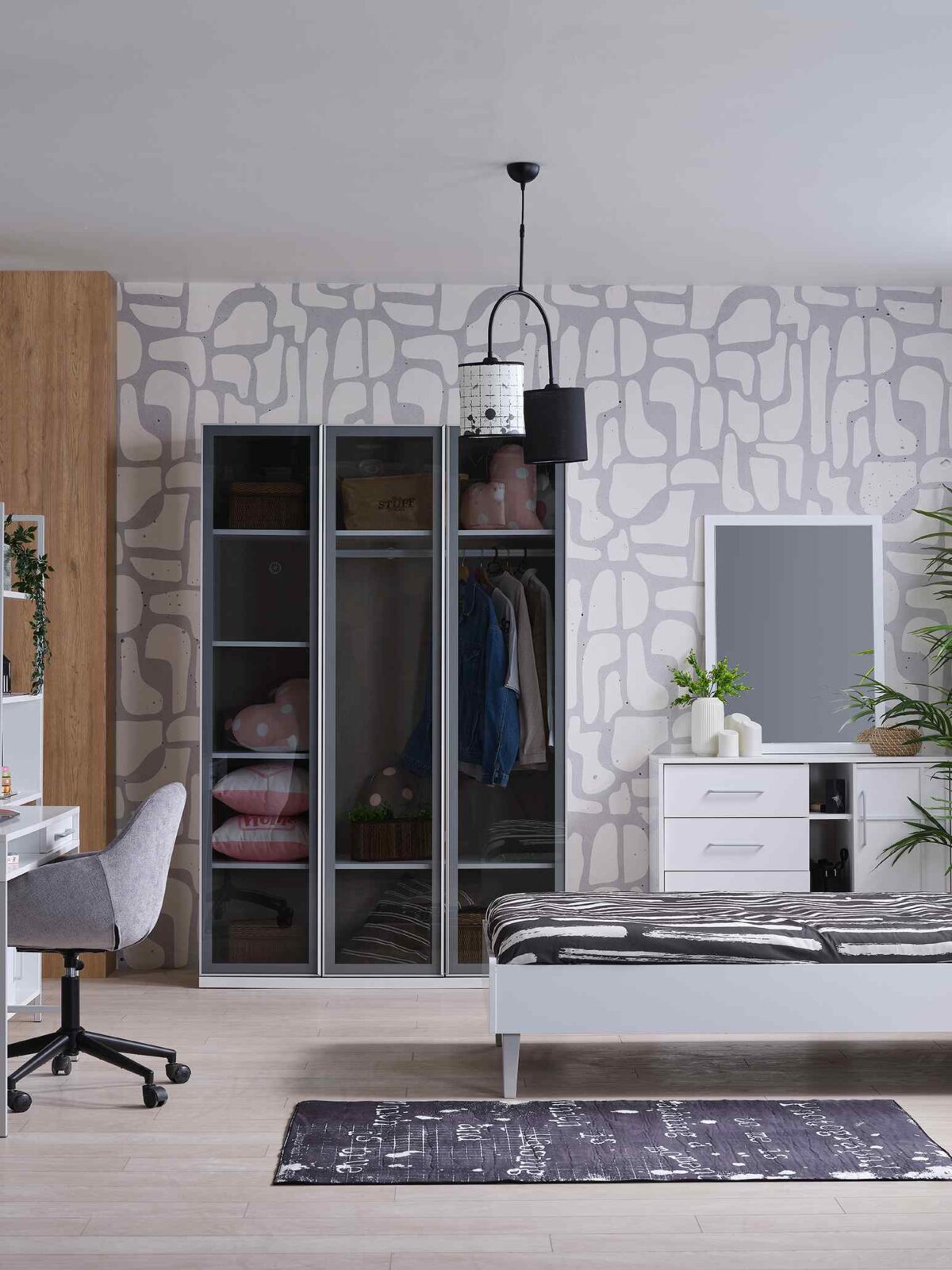 Kupa LIKYA Kleiderschrank-Korpus 133 cm – Bild 5