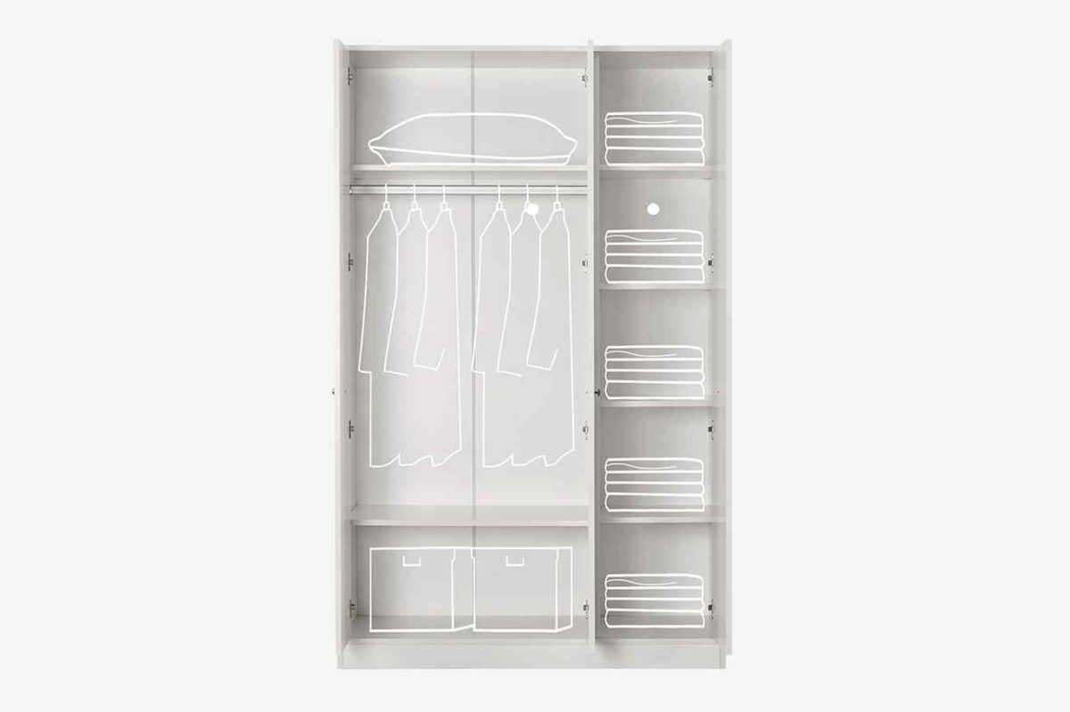 Kupa PERLA Kleiderschrank 3-türig – Bild 3
