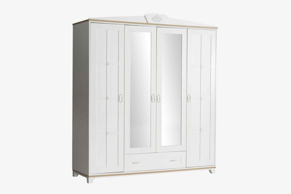 Kupa NEW FREZYA Kleiderschrank mit 4 Türen