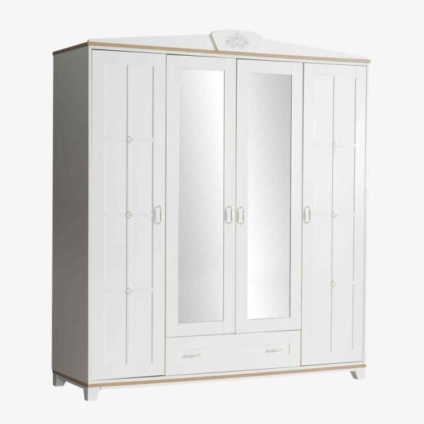 Kupa NEW FREZYA Kleiderschrank mit 4 Türen