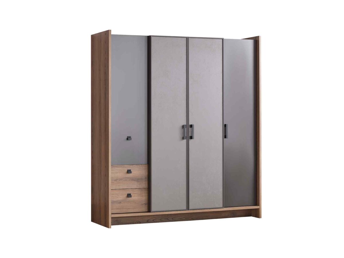Kupa ACTION Kleiderschrank mit 4 Türen