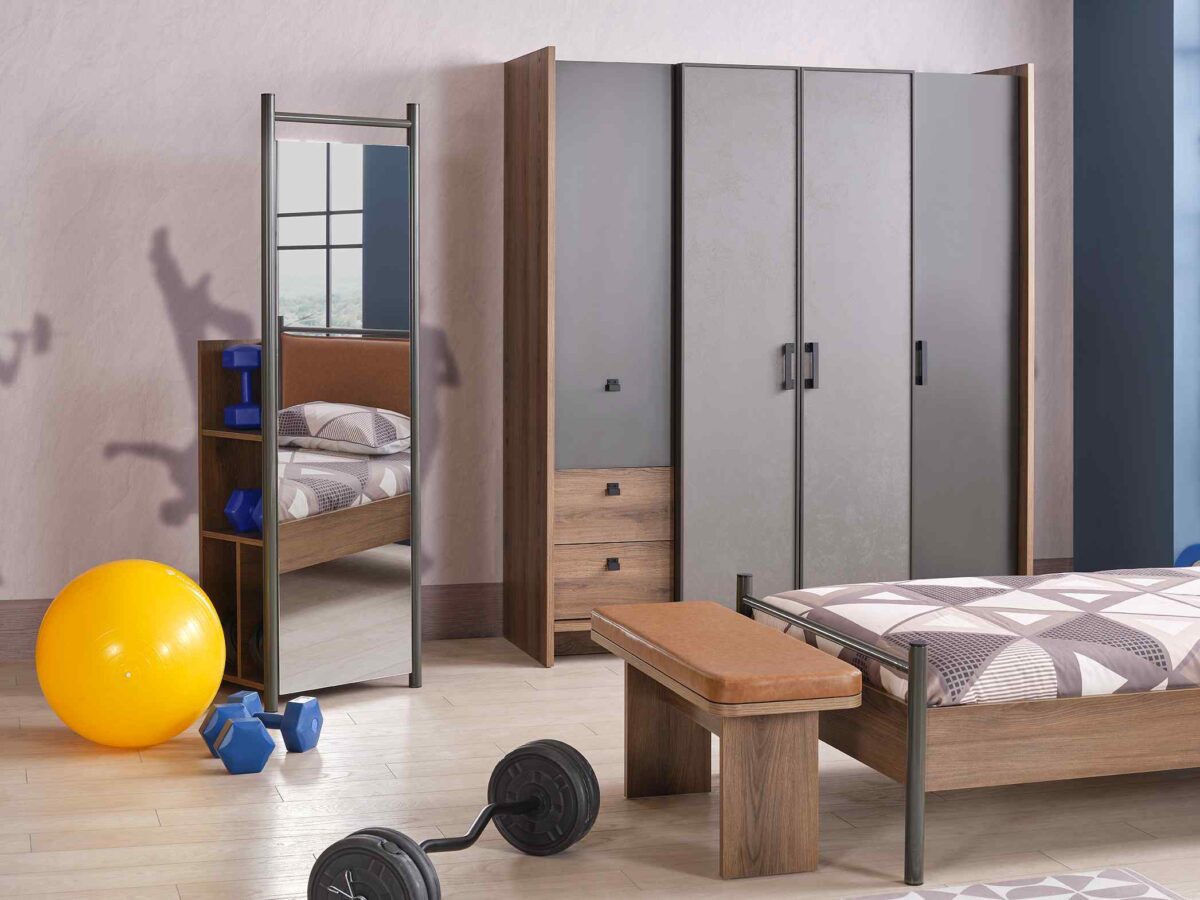 Kupa ACTION Kleiderschrank mit 4 Türen – Bild 5