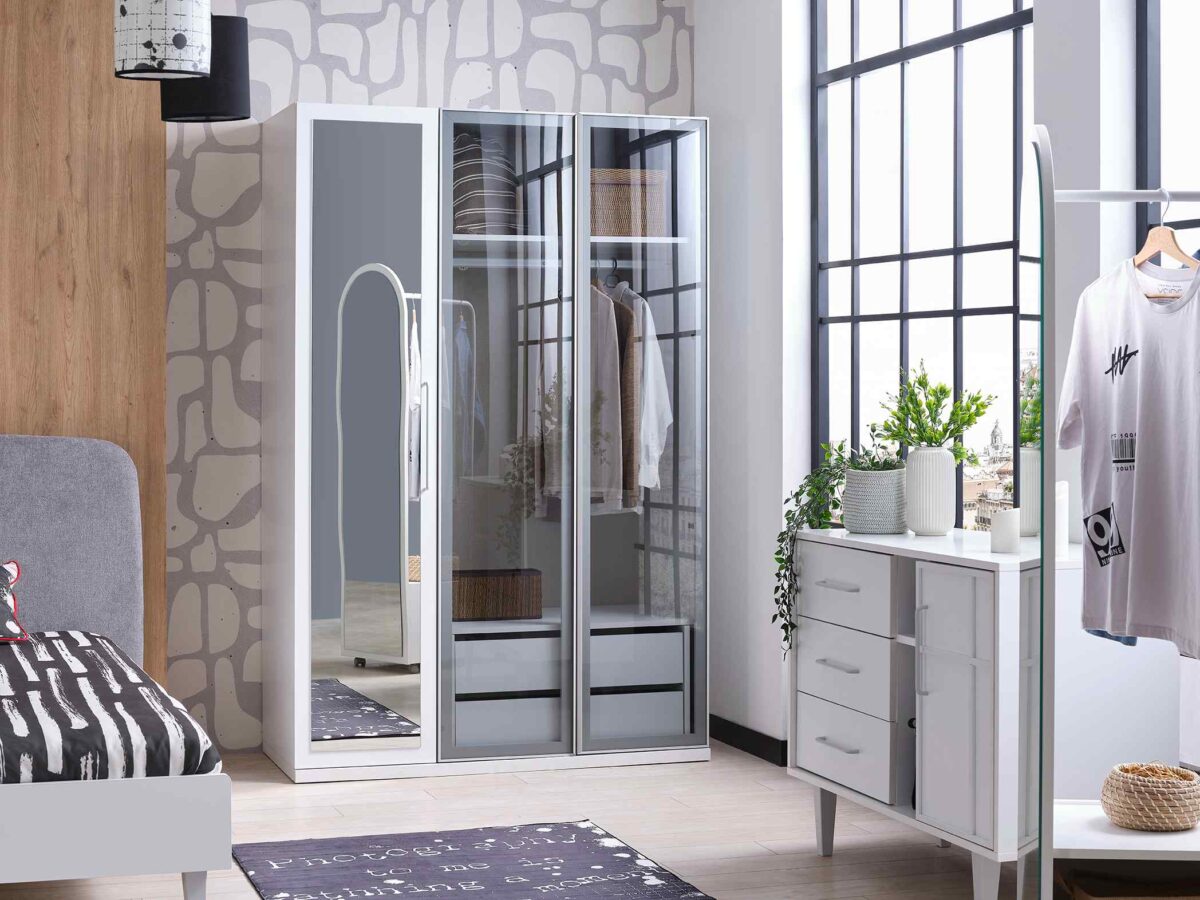 Kupa LIKYA Kleiderschrank-Korpus 89 cm – Bild 4