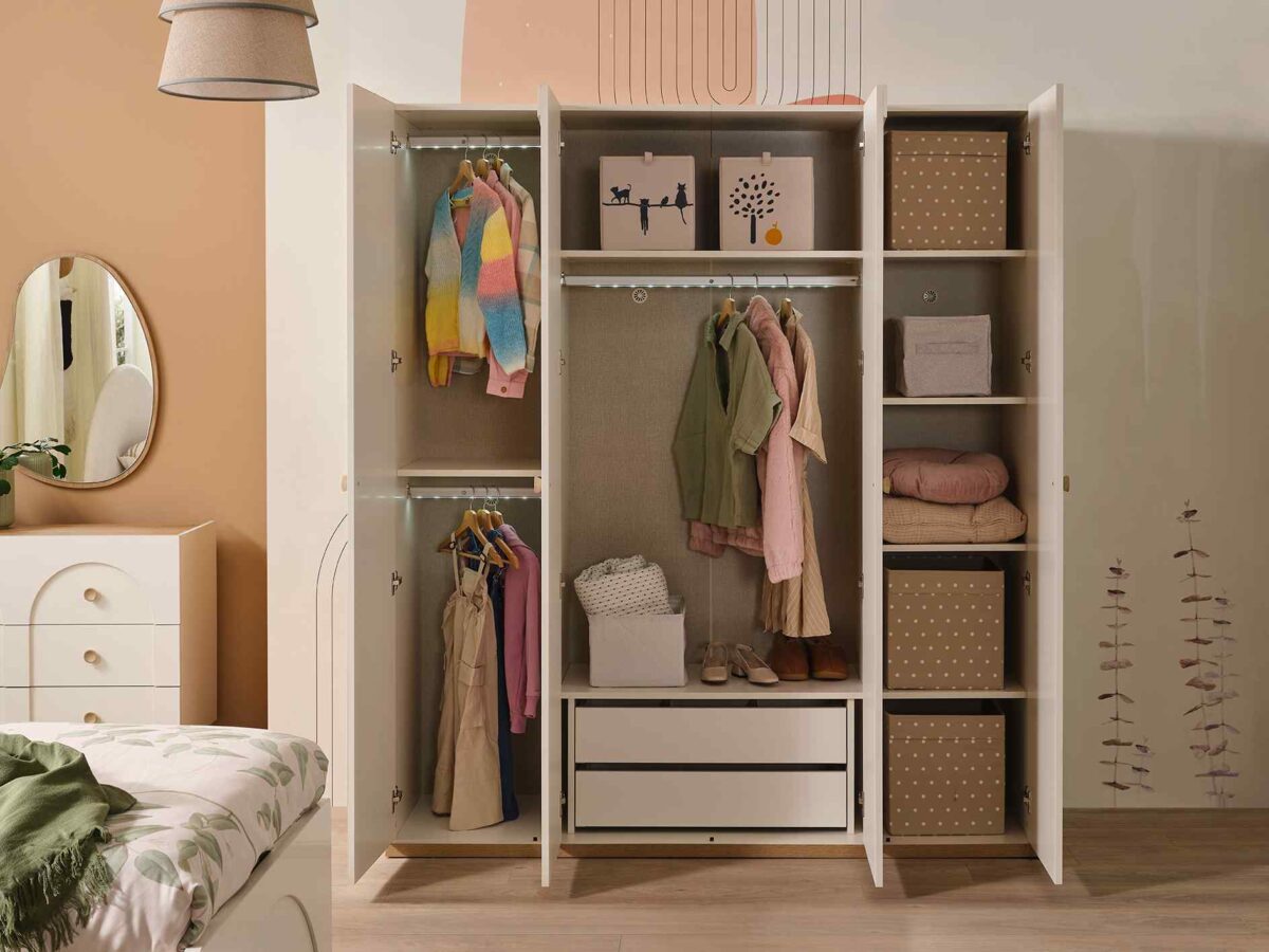 Kupa LOUIS Kleiderschrank mit 4 Türen – Bild 4