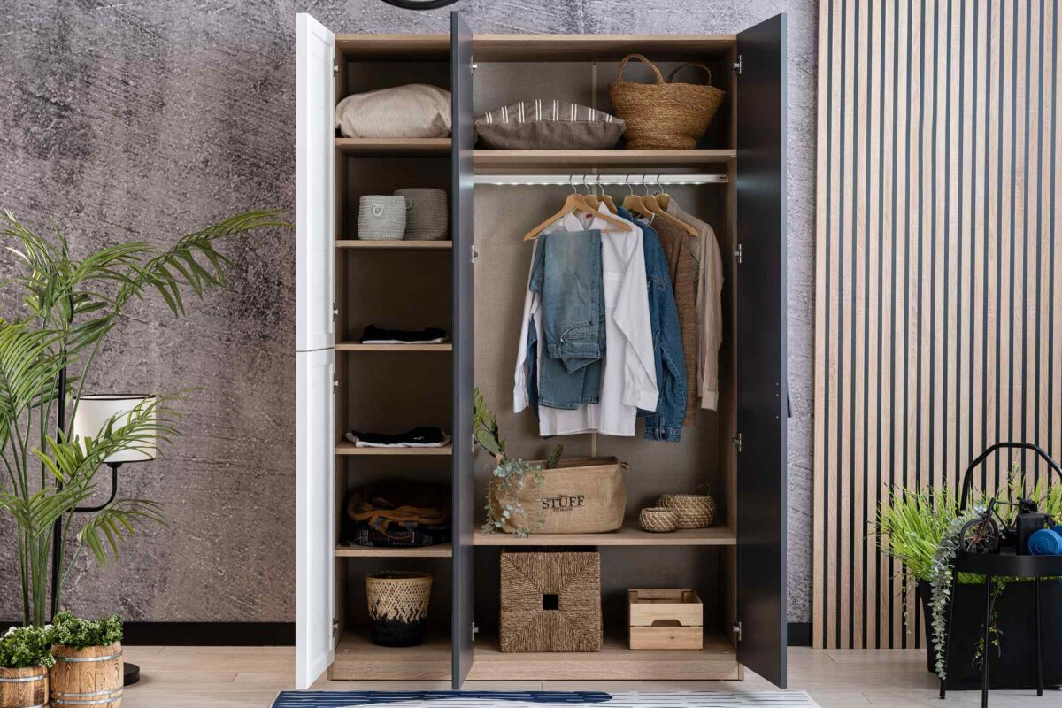 Kupa NEW CITY Kleiderschrank 3-türig – Bild 5