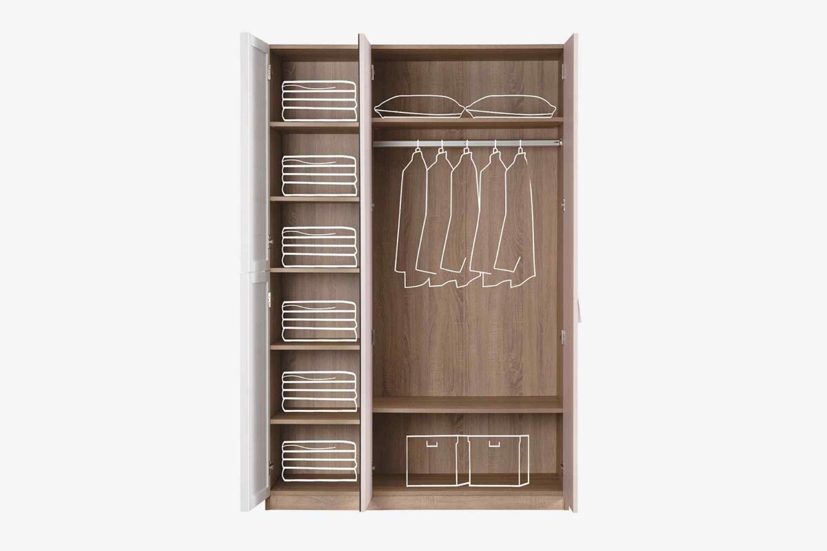Kupa ANGEL CITY Kleiderschrank 3-türig – Bild 3