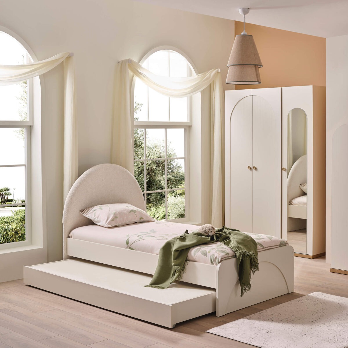 Kupa LOUIS Bett mit Ausziehbett- 120x200 cm