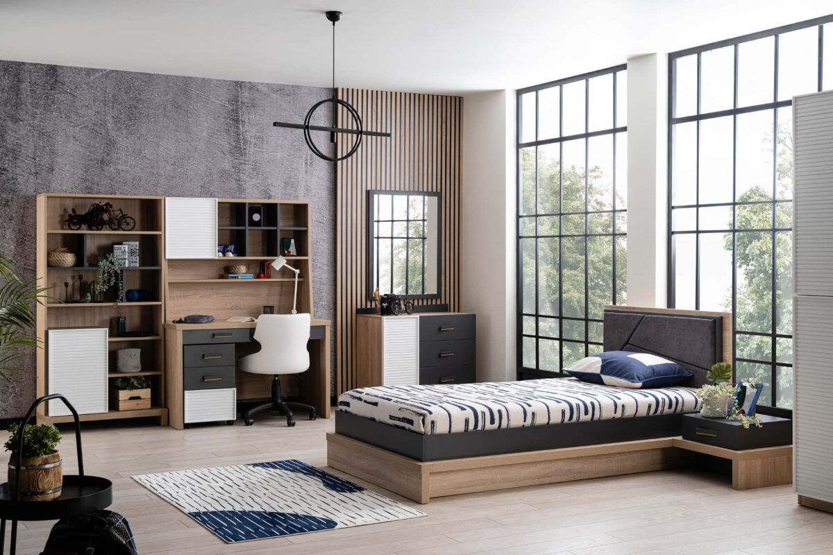 Kupa NEW CITY Jugendzimmer, 7-teilig
