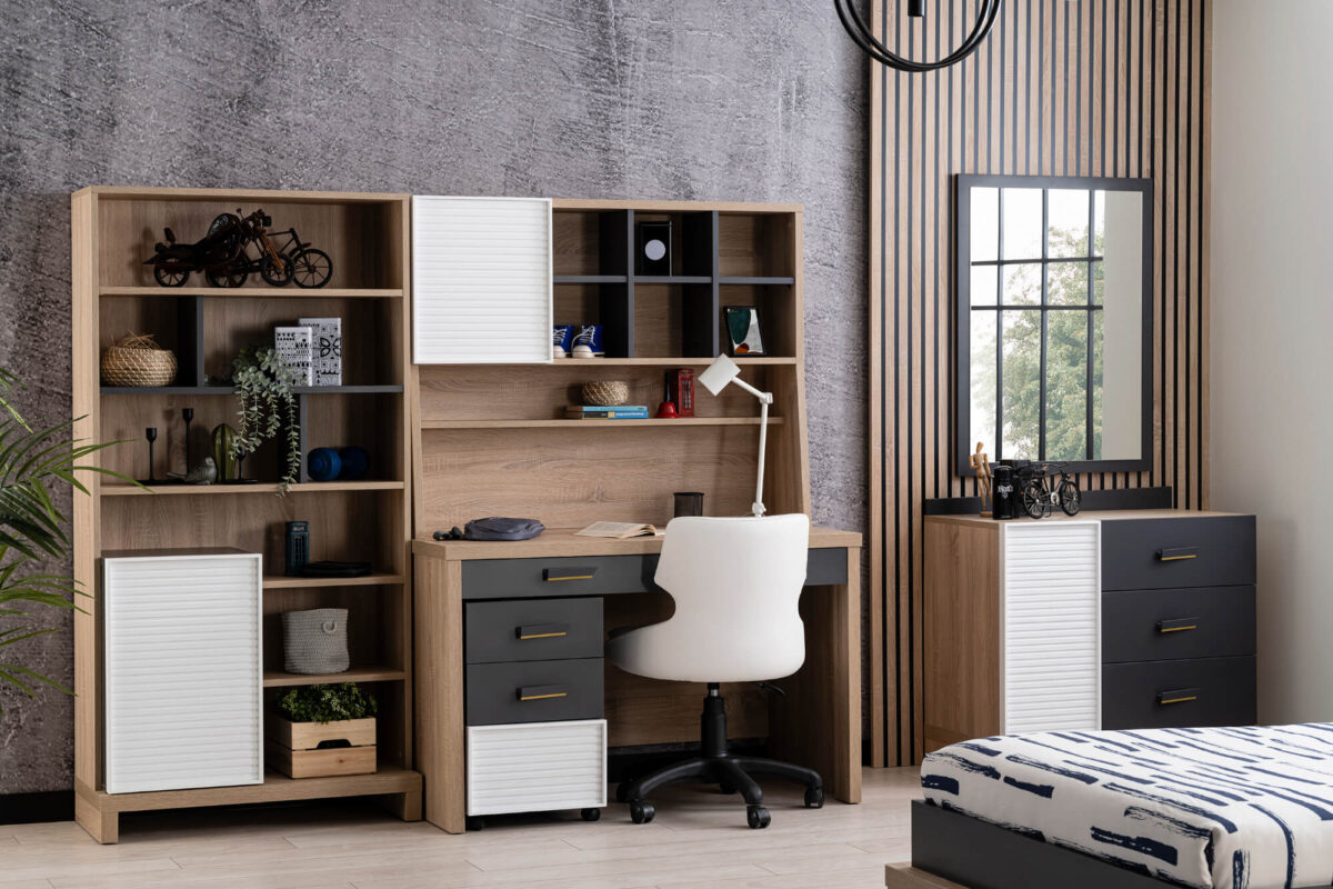 Kupa NEW CITY Jugendzimmer, 7-teilig – Bild 2