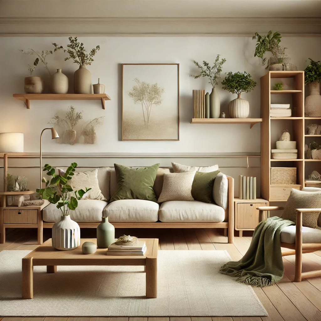 Wohnzimmer im Naturlook einrichten Ideen mit Holz Stil blog image03