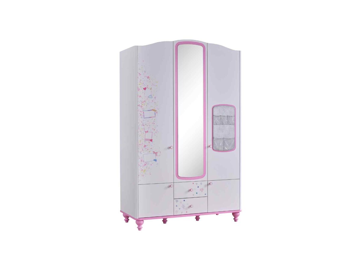 Kupa LITTLE PRINCESS Kleiderschrank 3-türen