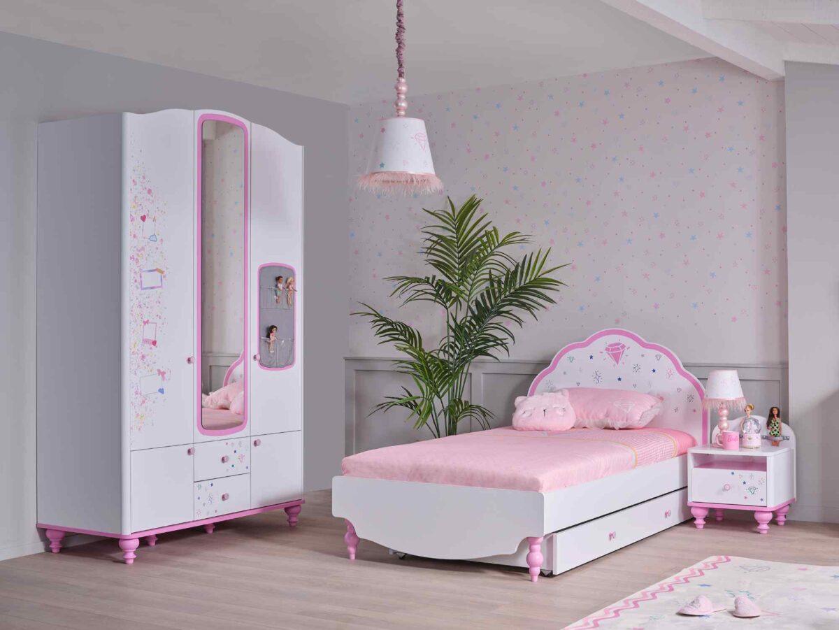 Kupa LITTLE PRINCESS Kleiderschrank 3-türen – Bild 7