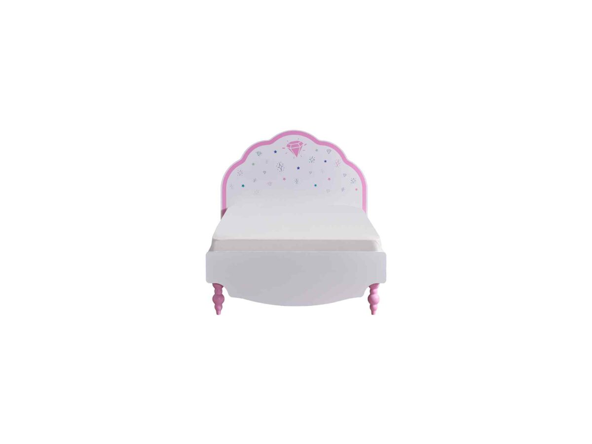Kupa LITTLE PRINCESS Kinderbett ohne Kopfteil - 100x200 cm – Bild 2