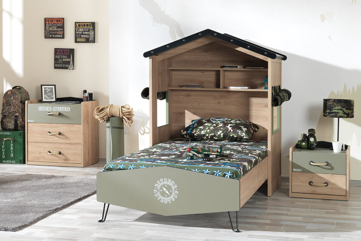Kupa CAMP Kinderzimmer Set, 4-tlg